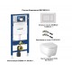 500.300.01.I Инсталляция Geberit Duofix Sigma 12 UP320 111.300.00.5 с кнопкой Sigma 30 в комплекте с унитазом безободковым Geberit iCon 500.784.01.1