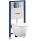 500.300.21.T12 Инсталляция Geberit Duofix Sigma 12 UP320 111.300.00.5 с кнопкой Sigma 01 в комплекте с унитазом безободковым