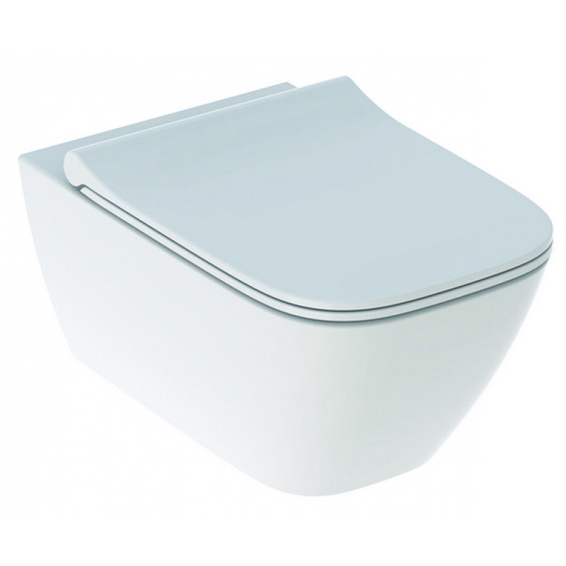 Инсталляция Grohe 38772001 в комплекте с унитазом безободковым Geberit Smyle Square 500.685.01.1