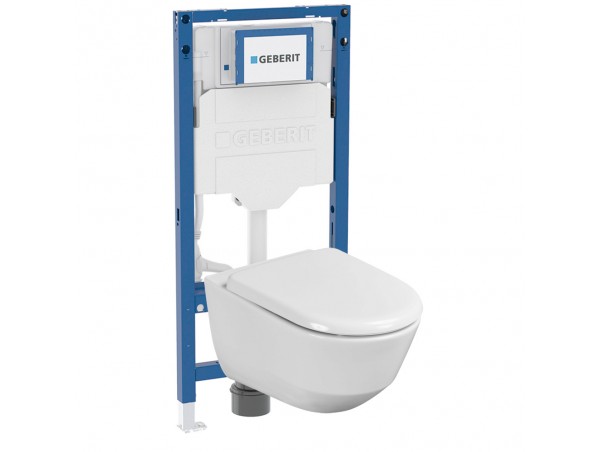 500.950.00.P Комплект инсталляция Geberit Duofix Sigma 12 UP320 111.950.00.6 с унитазом безободковым Laufen Rimless Pro 8.2096.6.000.000.1