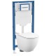 500.950.00.T12 Комплект инсталляция Geberit Duofix Sigma 12 UP320 111.950.00.6 с унитазом безободковым