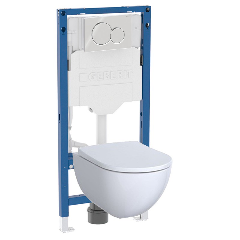 500.950.01.A Комплект инсталляция Geberit Duofix Sigma 12 UP320 111.950.00.6 с кнопкой Sigma01 с унитазом безободковым Acanto 500.600.01.2 500.950.01.A Комплект инсталляция Geberit Duofix Sigma 12 UP320 111.950.00.6 с кнопкой Sigma01 с унитазом безободковым Acanto 500.600.01.2