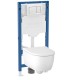 500.950.30.I Комплект инсталляция Geberit Duofix Sigma 12 UP320 111.950.00.6 с кнопкой Sigma20 с унитазом безободковым iCon 501.664.00.1