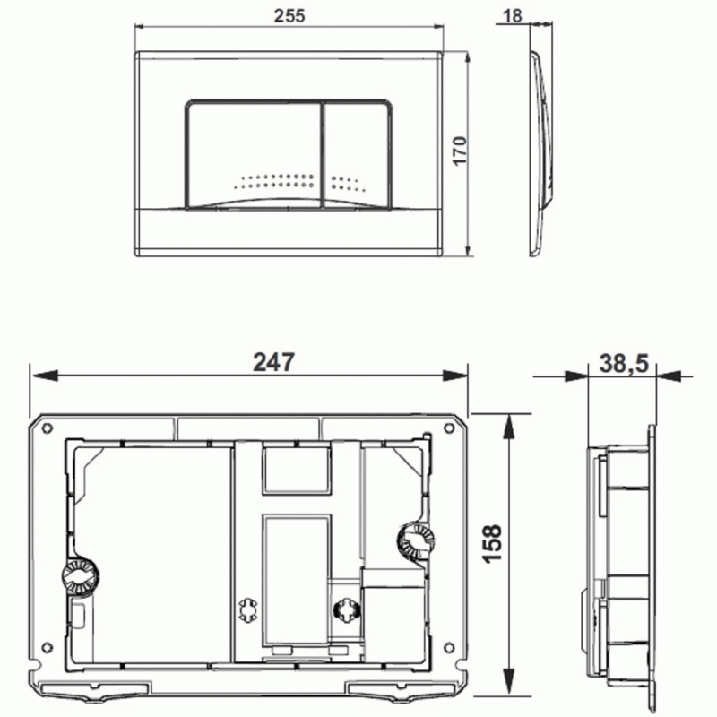 Инсталляция Roca Active B в комплекте с унитазом Dama Senso 893104090 Инсталляция Roca Active B в комплекте с унитазом Dama Senso 893104090