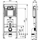 Инсталляция Tece Base 2.0 9400414 в комплекте с унитазом безободковым Roca The Gap 34647L000 (черная матовая кнопка) Инсталляция Tece Base 2.0 9400414 в комплекте с унитазом безободковым Roca The Gap 34647L000 (черная матовая кнопка)