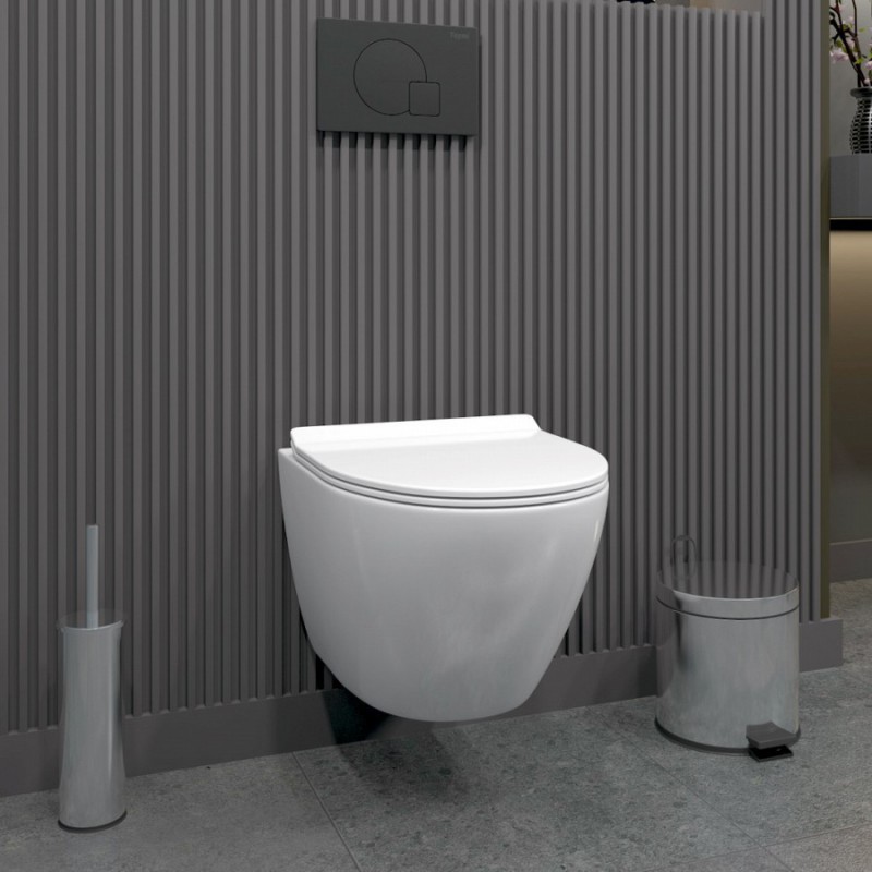 39106GN1 Инсталляция Grohe 38772GN1 в комплекте с унитазом безободковым (золотая матовая кнопка)