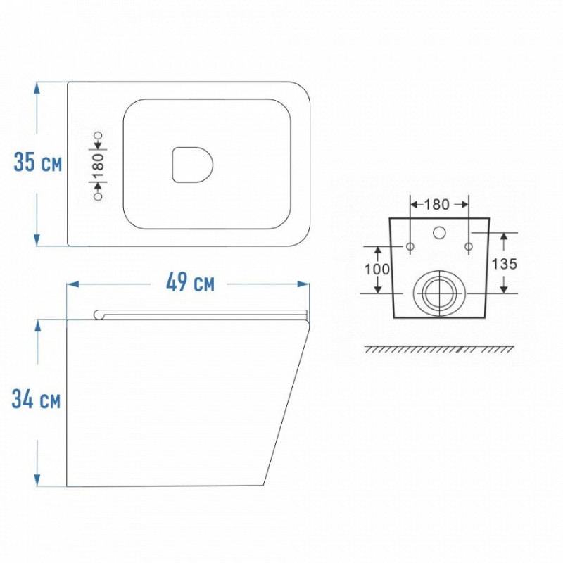 39302BL1 Инсталляция Grohe 38772BL2 в комплекте с унитазом безободковым (черная матовая кнопка)
