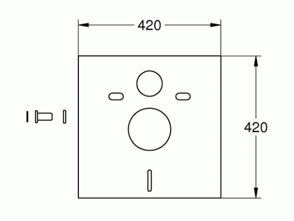 Звукоизоляционный комплект Grohe 37131000 Звукоизоляционный комплект Grohe 37131000