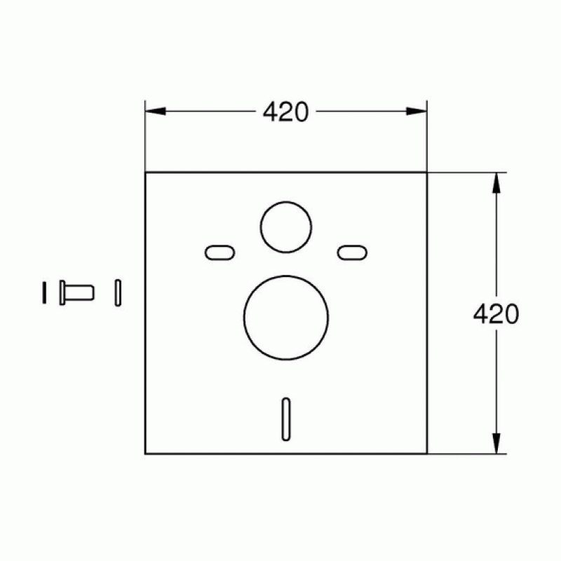 Звукоизоляционный комплект Grohe 37131000 Звукоизоляционный комплект Grohe 37131000