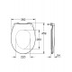 Сиденье с крышкой для унитаза Grohe Bau Ceramic 39492000 Сиденье с крышкой для унитаза Grohe Bau Ceramic 39492000