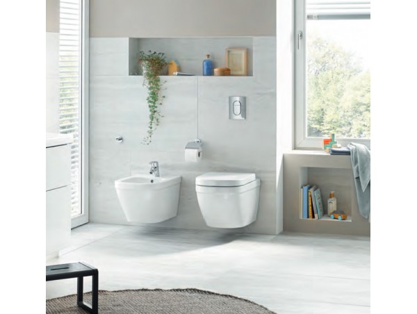 Биде подвесное Grohe Euro Ceramic 39208000 Биде подвесное Grohe Euro Ceramic 39208000