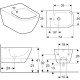 Биде подвесное Geberit Smyle Square 500.209.01.1 Биде подвесное Geberit Smyle Square 500.209.01.1