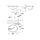Раковина встраиваемая снизу Grohe Bau Ceramic 39423000 Раковина встраиваемая снизу Grohe Bau Ceramic 39423000