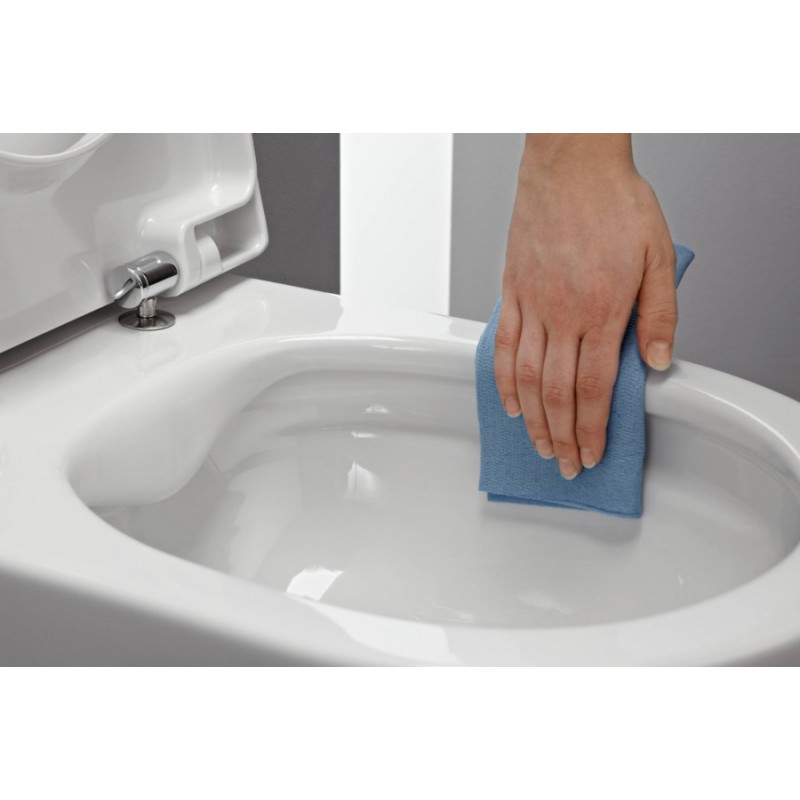 Инсталляция Grohe 38772BL2 в комплекте с унитазом безободковым Roca The Gap 34647L000 (черная матовая кнопка)
