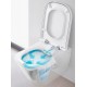 Инсталляция Grohe 38772BL2 в комплекте с унитазом безободковым Roca The Gap 34647L000 (черная матовая кнопка)