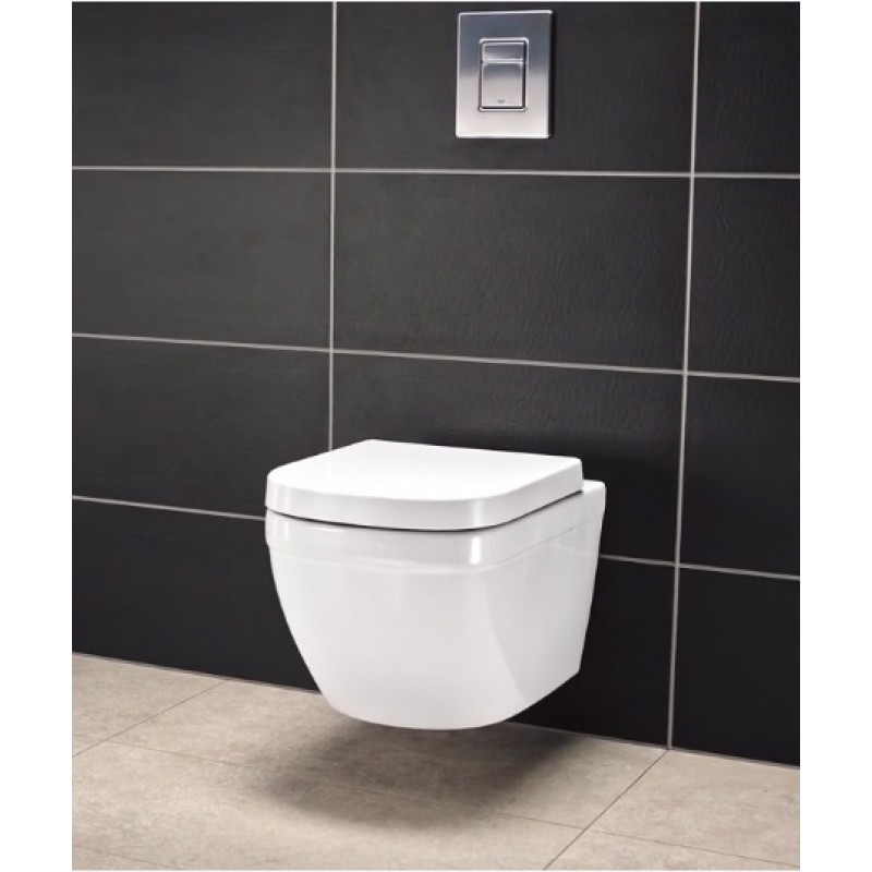 Унитаз подвесной безободковый, укороченный Grohe Euro Ceramic 39206000 Унитаз подвесной безободковый, укороченный Grohe Euro Ceramic 39206000