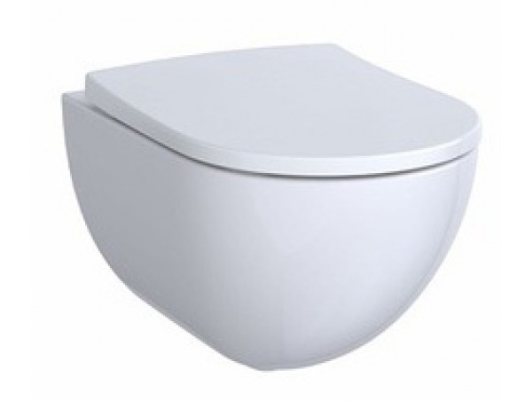 Унитаз подвесной безободковый Geberit Acanto 500.600.01.2SET