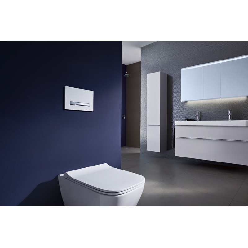 Унитаз подвесной безободковый Geberit Smyle Square 500.683.01.1 Унитаз подвесной безободковый Geberit Smyle Square 500.683.01.1