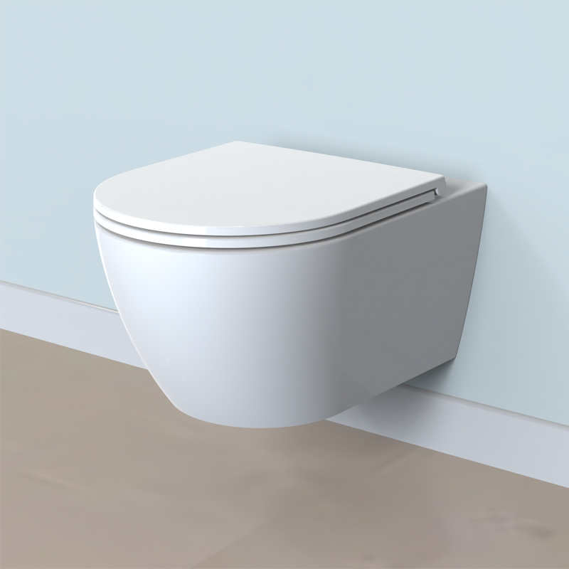 Унитаз подвесной безободковый удлиненный SmartFlow Urban SMF812-WH (большой унитаз для больших людей) Унитаз подвесной безободковый удлиненный SmartFlow Urban SMF812-WH (большой унитаз для больших людей)