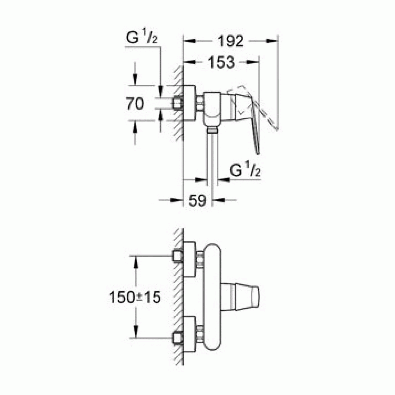 Комплект для душа со смесителем Grohe Eurosmart Cosmopolitan 116939 (32837000,32825000,27786002) Комплект для душа со смесителем Grohe Eurosmart Cosmopolitan 116939 (32837000,32825000,27786002)