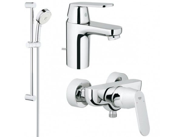 Комплект для душа со смесителем Grohe Eurosmart Cosmopolitan 116939 (32837000,32825000,27786002)