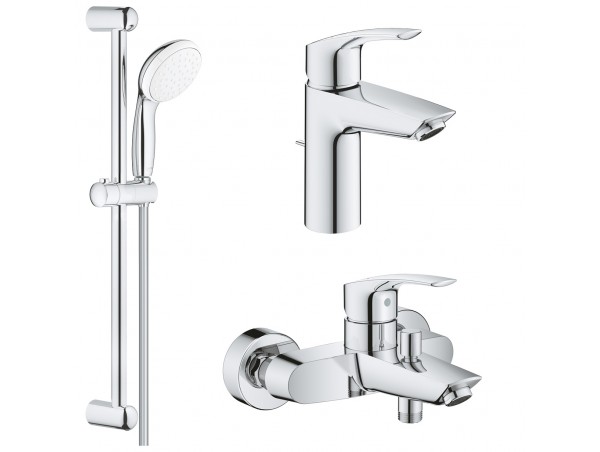 Комплект для ванной со смесителем Grohe Eurosmart 123570N (33300003,33265003,27853001) NB0042