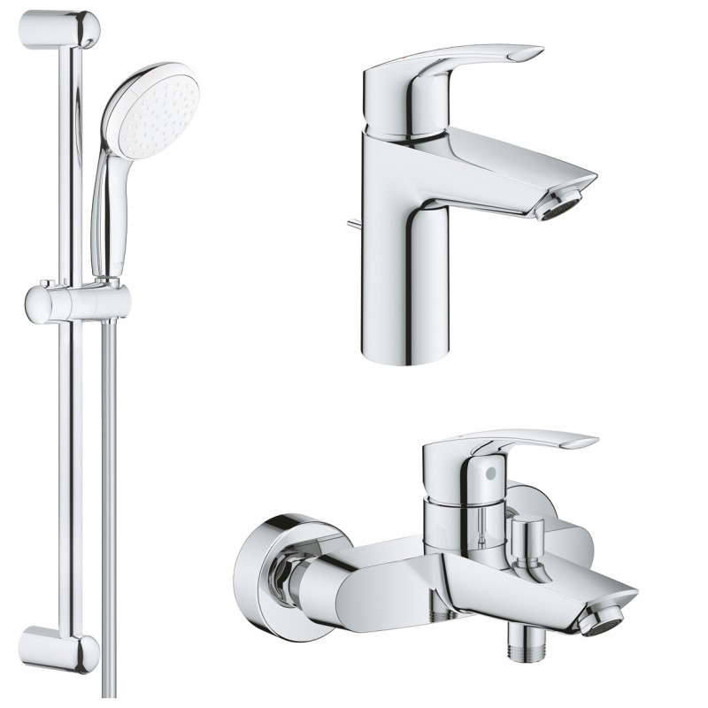 Комплект для ванной со смесителем Grohe Eurosmart 123570N (33300003,33265003,27853001) NB0042