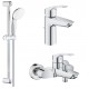 Комплект для ванной со смесителем Grohe Eurosmart 123570N (33300003,33265003,27853001) NB0042