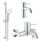 Комплект для ванной со смесителем Grohe BauClassic 124404 (32865000,23162000,27853000) NB0057