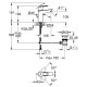 Комплект для ванной со смесителем Grohe BauLoop New 121828 (23602001,23762001,27926001) NB0064