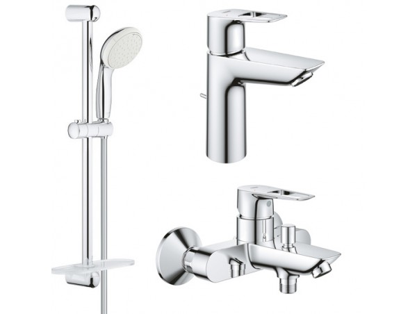 Комплект для ванной со смесителем Grohe BauLoop New 121828 (23602001,23762001,27926001) NB0064