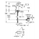 Комплект для ванной со смесителем Grohe Bauedge New 23604-23758 (23604001,23758001,27926001) NB0063