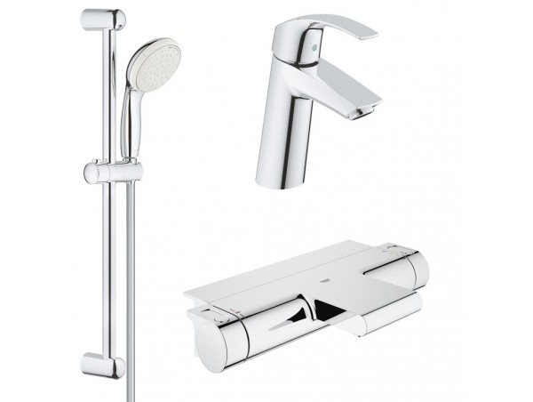 Комплект для ванной с термостатом Grohe Grohtherm 2000 New 34464-23324 (34464001,23324001,27598001)