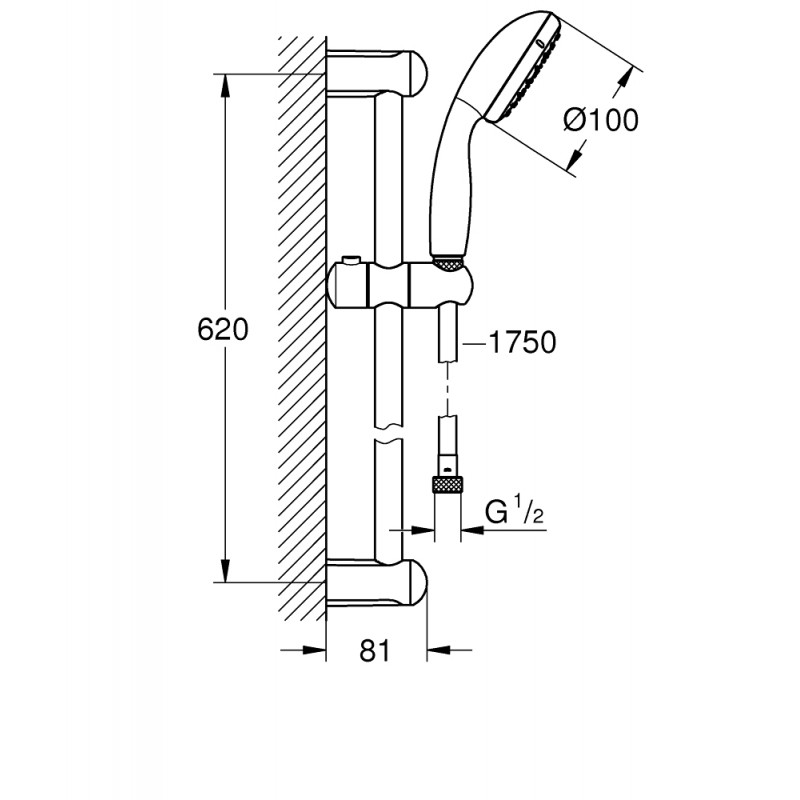 Комплект для ванной с термостатом Grohe Grohtherm 2000 New 34464-23324 (34464001,23324001,27598001) Комплект для ванной с термостатом Grohe Grohtherm 2000 New 34464-23324 (34464001,23324001,27598001)