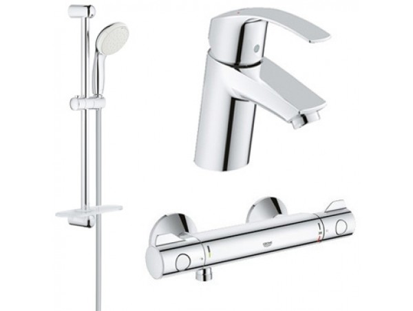 Комплект для душа с термостатом Grohe Eurosmart Grohtherm 800 34558-32467 (34558000,32467002,27926000)