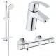 Комплект для душа с термостатом Grohe Eurosmart Grohtherm 800 34558-32467 (34558000,32467002,27926000) Комплект для душа с термостатом Grohe Eurosmart Grohtherm 800 34558-32467 (34558000,32467002,27926000)