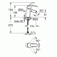 Комплект для душа с термостатом Grohe Eurosmart Grohtherm 1000 Performance 34776-32467 (34776000,32467002,27926000)