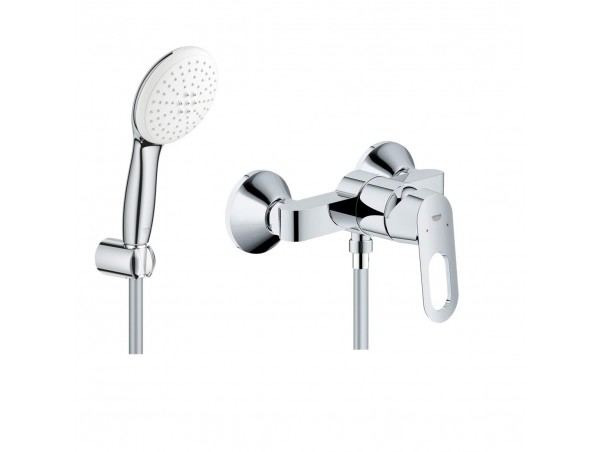 Смеситель для душа с душевым гарнитуром Grohe BauLoop 2334026084