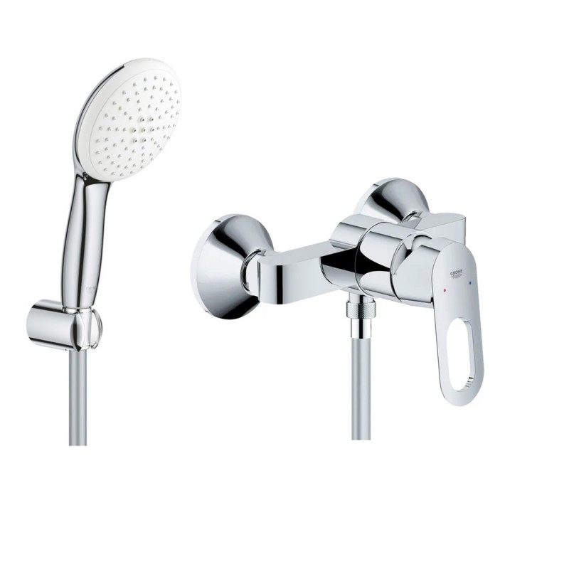Смеситель для душа с душевым гарнитуром Grohe BauLoop 2334026084