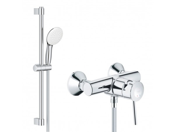 Смеситель для душа с душевым гарнитуром Grohe BauClassic 3286727924