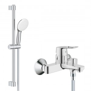 Смеситель для ванны с душевым гарнитуром Grohe BauLoop 2334127924 Смеситель для ванны с душевым гарнитуром Grohe BauLoop 2334127924