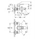 Смеситель для ванны с душевым гарнитуром Grohe BauLoop New 2360227924