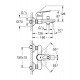 Смеситель для ванны с изливом Grohe BauLoop 23603000 Смеситель для ванны с изливом Grohe BauLoop 23603000