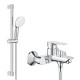 Смеситель для ванны с душевым гарнитуром Grohe Bauedge New 2360427924 Смеситель для ванны с душевым гарнитуром Grohe Bauedge New 2360427924