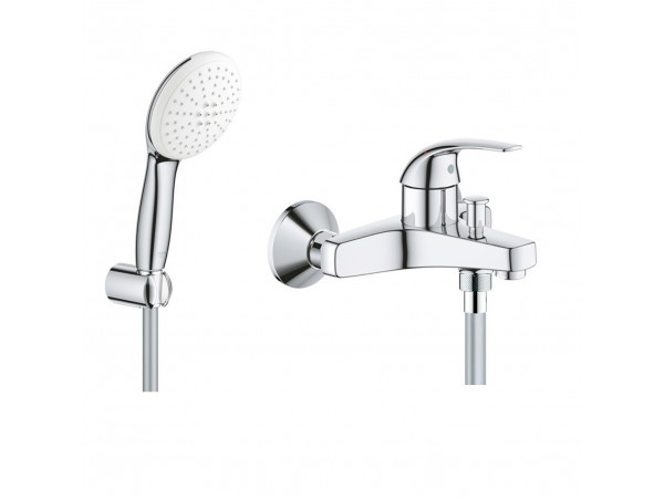 Смеситель для ванны с душевым гарнитуром Grohe BauCurve 2359926084