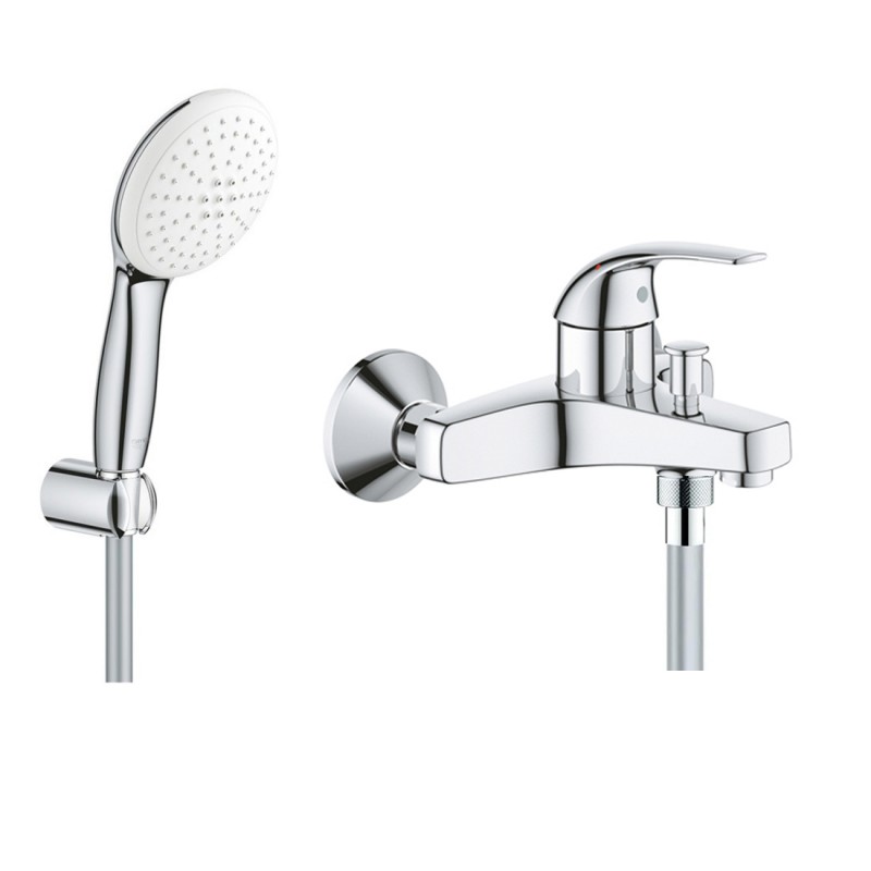 Смеситель для ванны с душевым гарнитуром Grohe BauCurve 2359926084