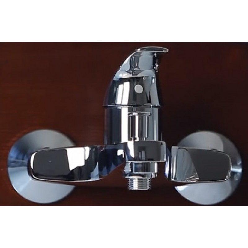 Смеситель для ванны с душевым гарнитуром Grohe BauCurve 2359927924 Смеситель для ванны с душевым гарнитуром Grohe BauCurve 2359927924