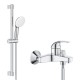 Смеситель для ванны с душевым гарнитуром Grohe BauCurve 2359927924 Смеситель для ванны с душевым гарнитуром Grohe BauCurve 2359927924