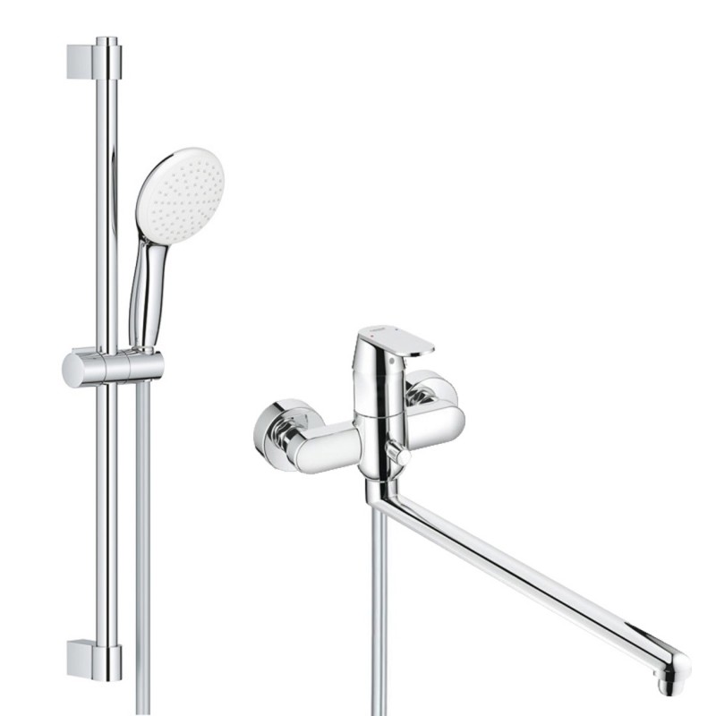Смеситель для ванны с длинным изливом с душевым гарнитуром Grohe Eurosmart Cosmopolitan 3284727924 Смеситель для ванны с длинным изливом с душевым гарнитуром Grohe Eurosmart Cosmopolitan 3284727924