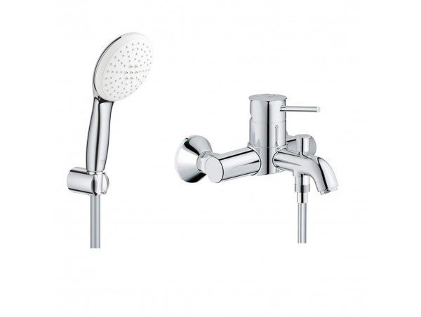Смеситель для ванны с душевым гарнитуром Grohe BauClassic 3286527799